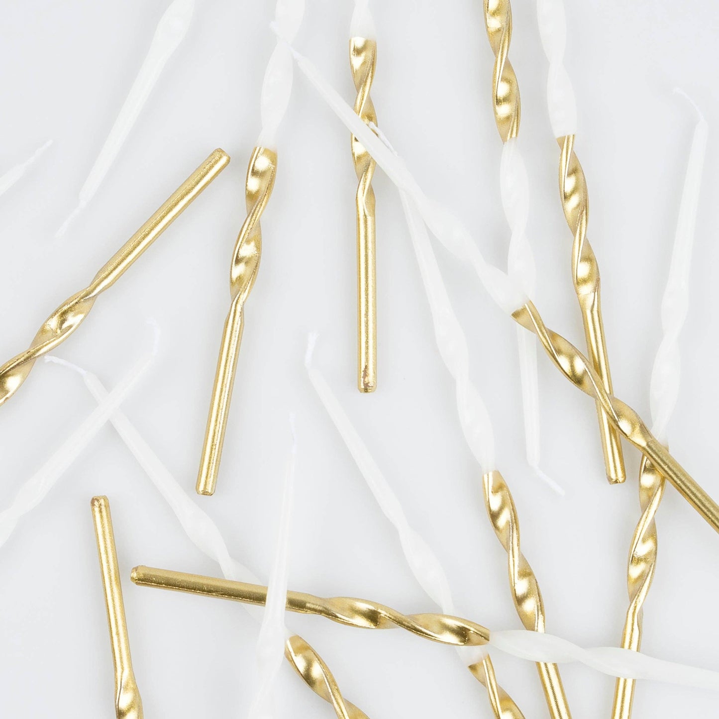 Meri Meri - Gold Dipped Twisted Candles