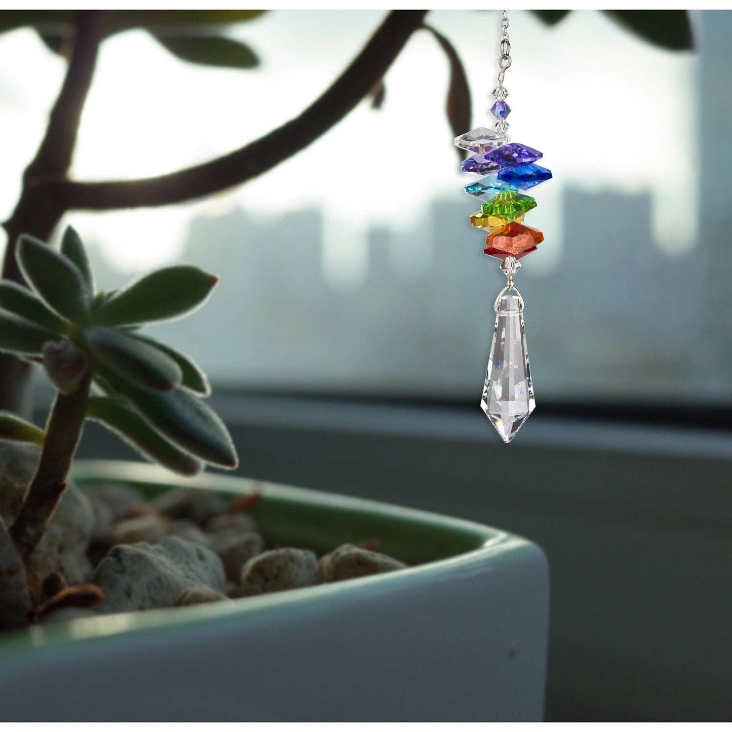 Woodstock Chimes - Crystal Rainbow Cascade™ - Icicle