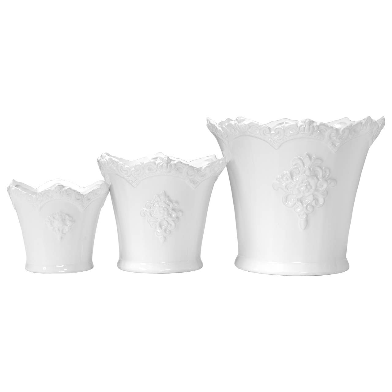 Kavana Decor by The Import Collection - Aleah Planters -Set 3
