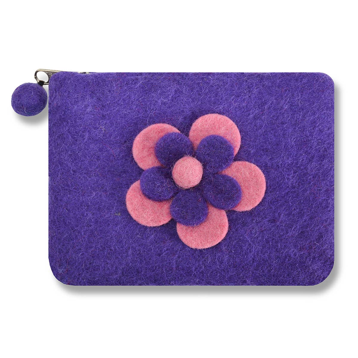 BNB Crafts Inc. - Two Layer Flower Coin Purses: Pink