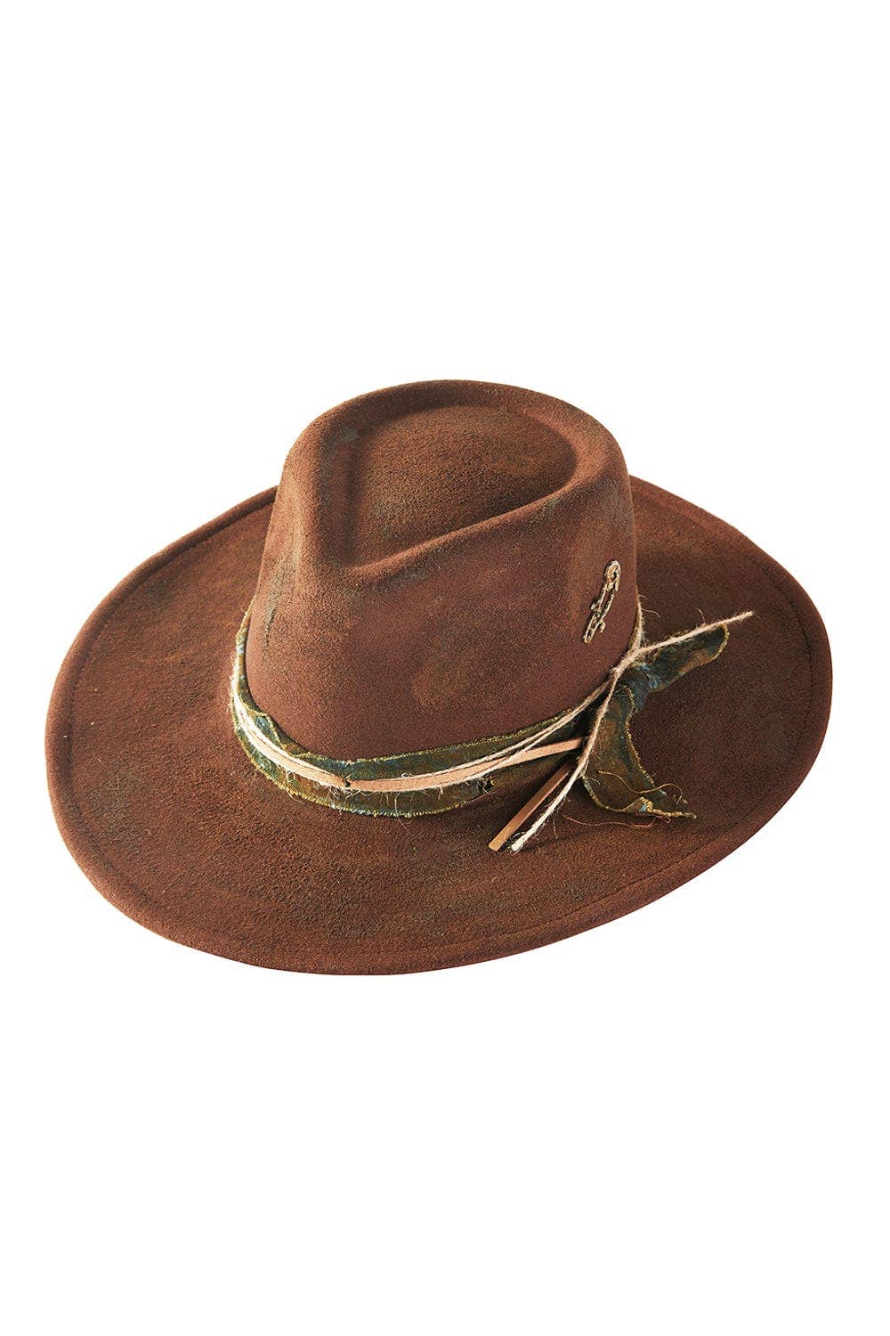 MiMi Wholesale - MH0245 Belle Heritage Worn Shapable Cowboy/Fedora Hat