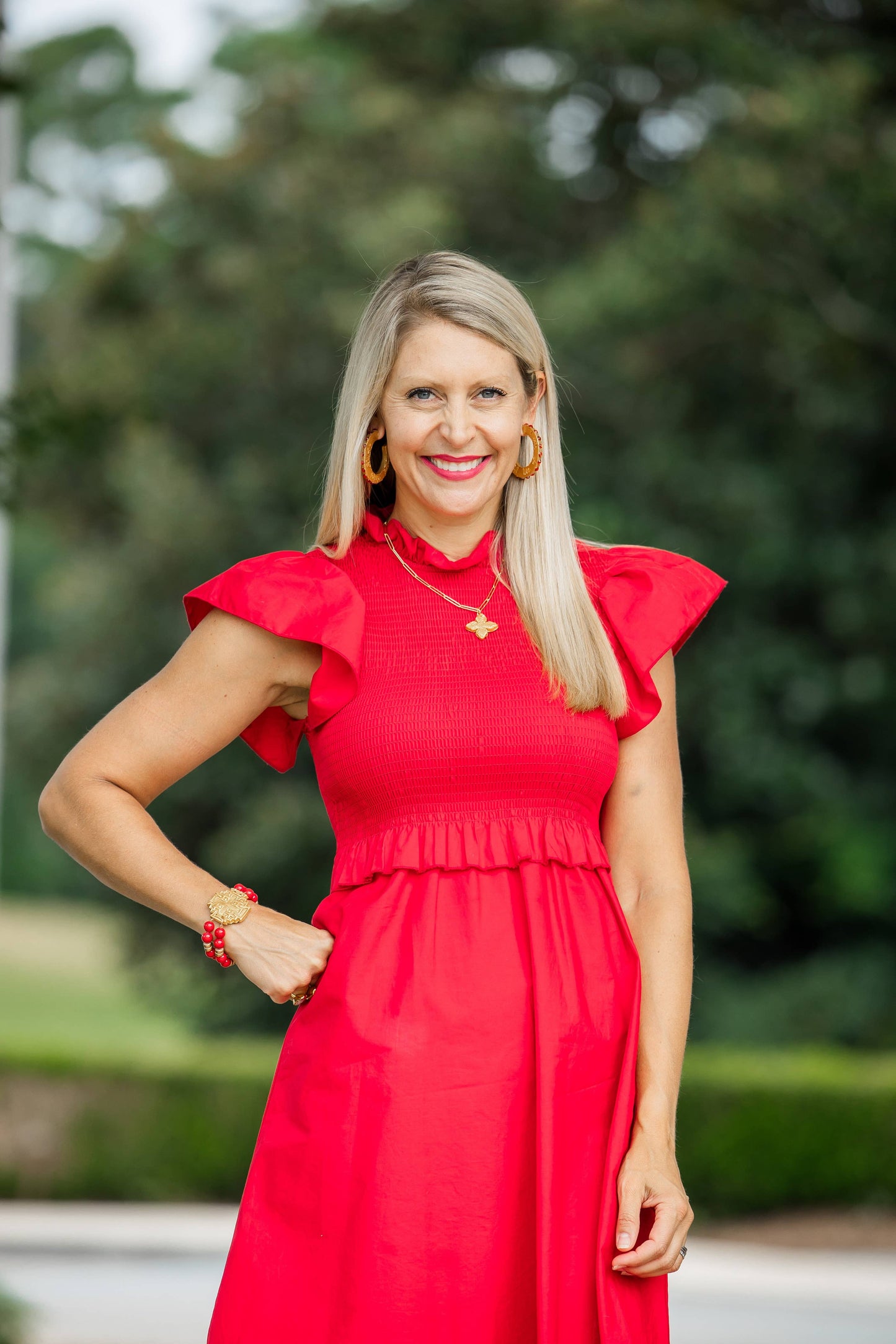 Hidden Truth Jewelry - Red Jade with Jerusalem Bracelet