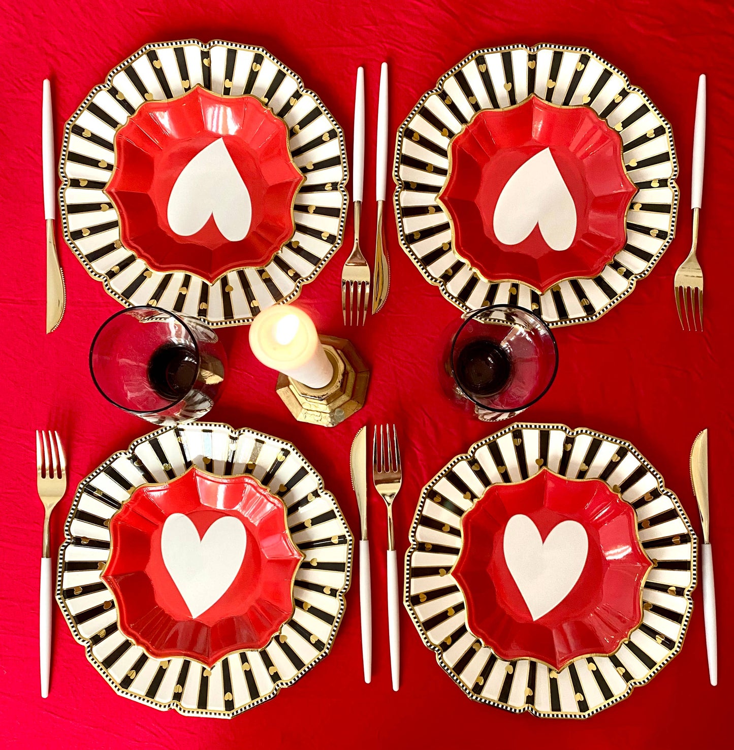 Eid Creations - 8 Love Dinner Plates