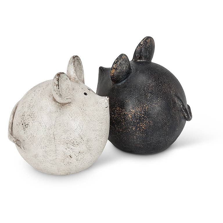 Abbott - Small Ball Mouse-Antique Black/Wht-2Asst