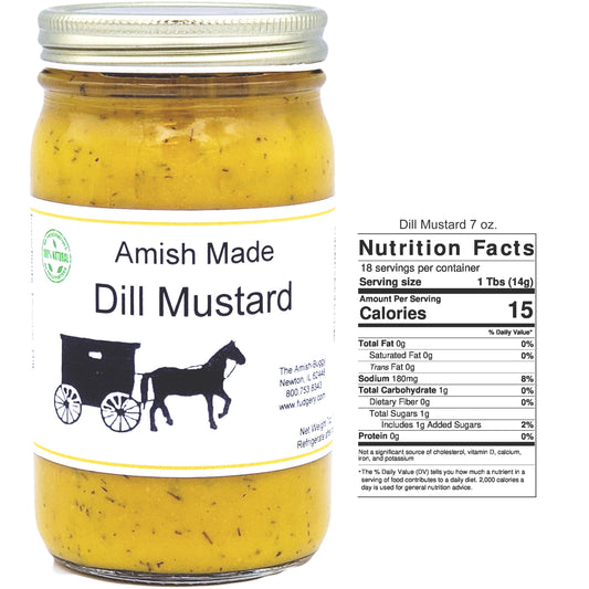 Arndt's Fudgery LLC - Amish Made Mustards Jar: Dill