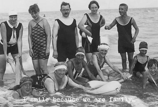 Primitives by Kathy - We Are Family Greeting Card