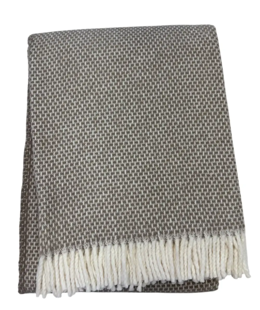 A Soft Idea - 321 - Grain of Rice Throw: Taupe