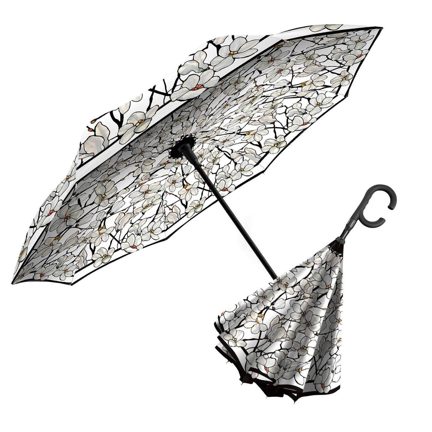 RainCaper - RainCaper Tiffany "Magnolia" Reverse Umbrella