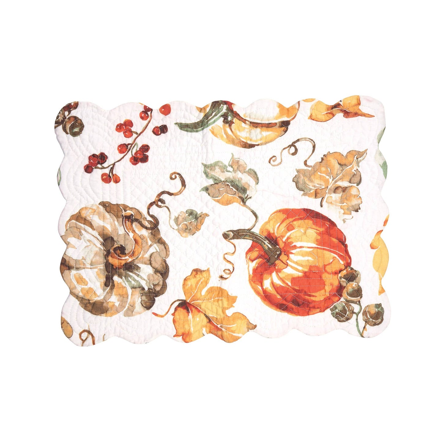 C&F Home - Fall/Harvest Watercolor Pumpkin Placemat