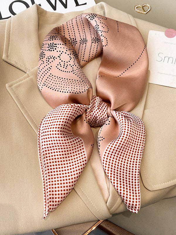 UZ Wholesale Store - Polka-Dot Leisure Fashion Scarf: ORANGE / One_size