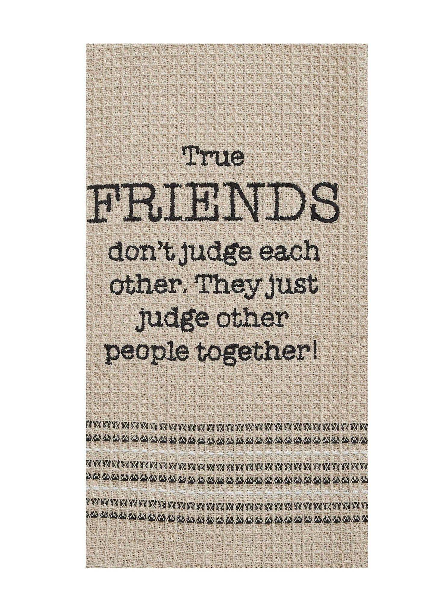 Mona B. - FRIENDS WAFFLE-WEAVE DISHTOWEL (Set of 2), MH-128
