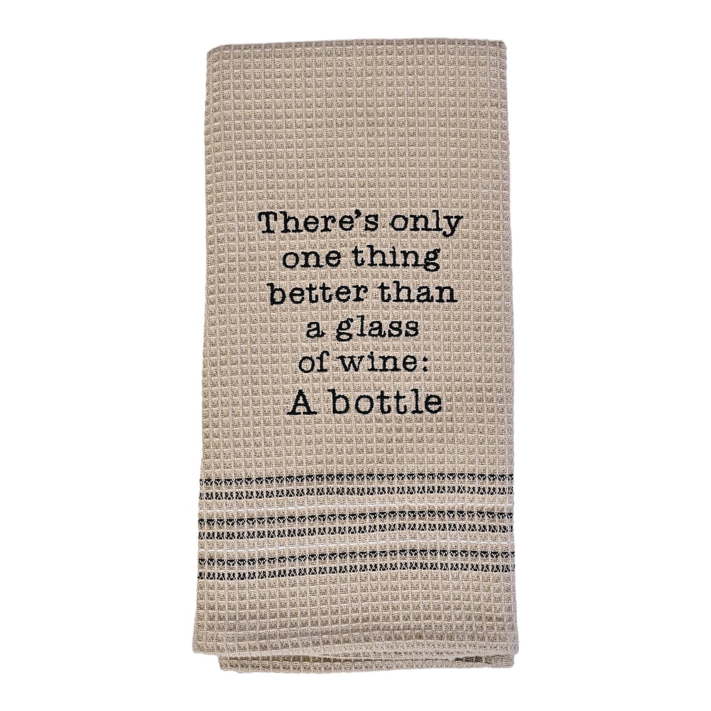 Mona B. - A BOTTLE Of Dishtowel - Set Of 2 Tea Towels