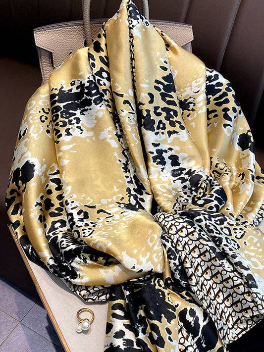 UZ Wholesale Store - Leopard Sun Protection Shawl&Scarf - Casual Occasion: LEOPARD / One_size