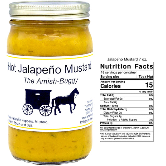 Arndt's Fudgery LLC - Amish Made Mustards Jar: Jalapeno Hot