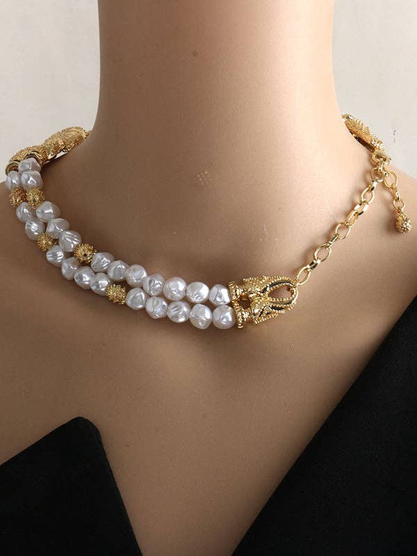 UZ Wholesale Store - Chains Geometric Necklaces Accessories: GOLD / Adjustable
