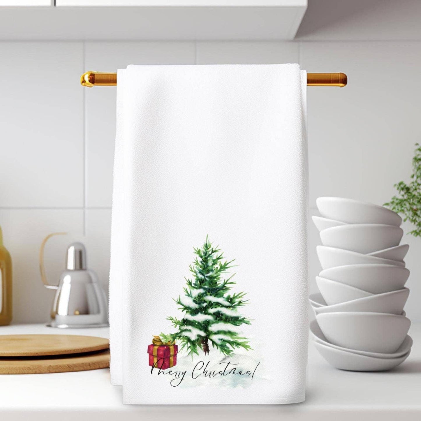 Fernville Creations - Christmas Winter Holiday Seasonal Hand and Bath Towels