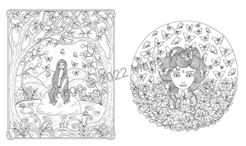 Gibbs Smith - Moon Valley Coloring Book