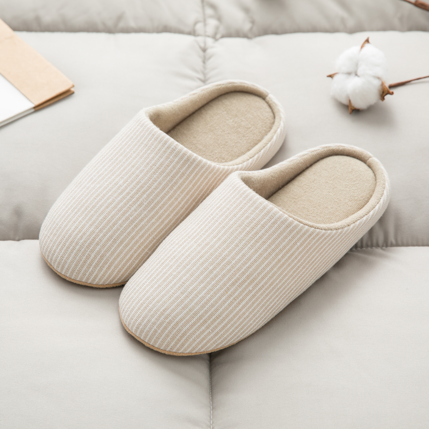 DrifWoo - Women Quiet House Slippers,Family Unisex Shoe LJ001: Light Blue / S (Size6-7)