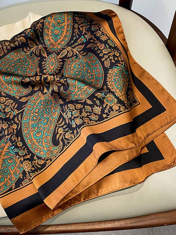 UZ Wholesale Store - Printed Sun Protection Shawl&Scarf: COFFEE / One_size