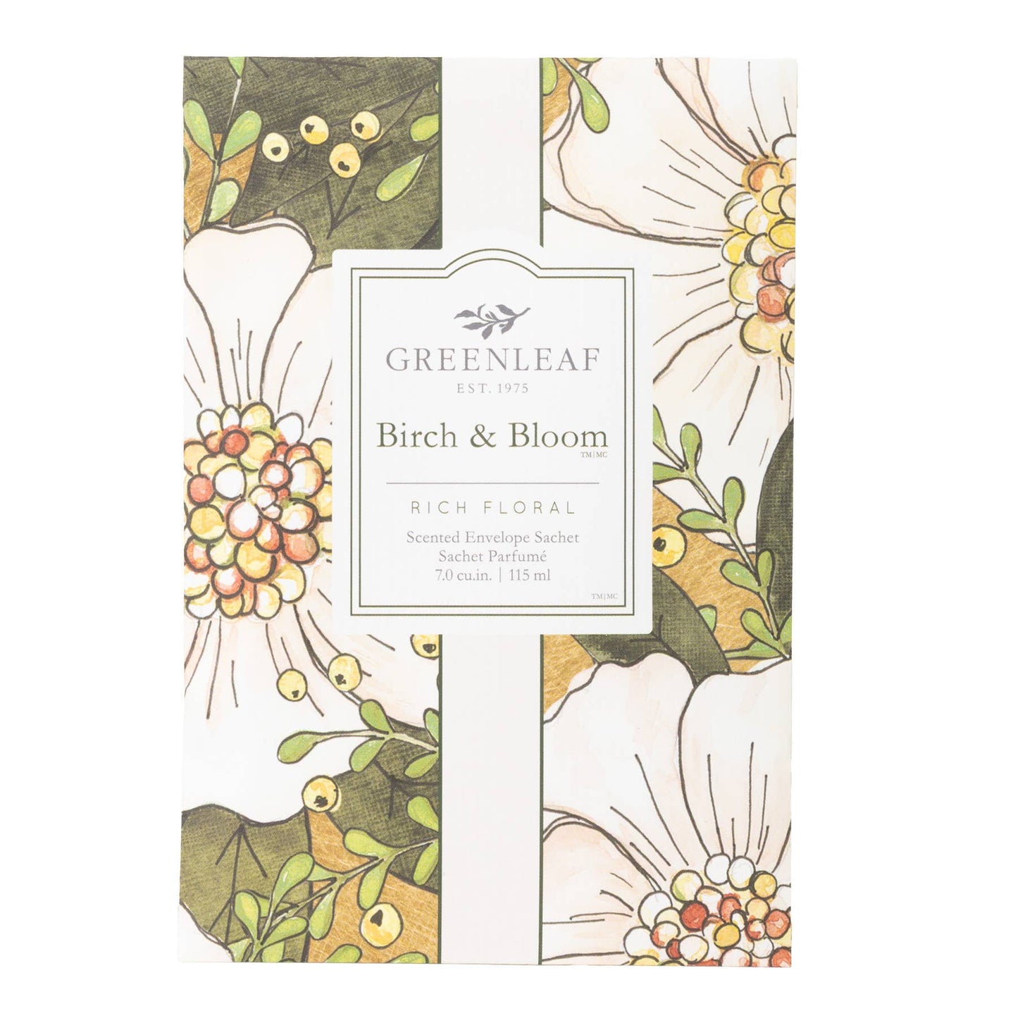 Greenleaf Gifts - Birch & Bloom Large Sachet - 18 Pack