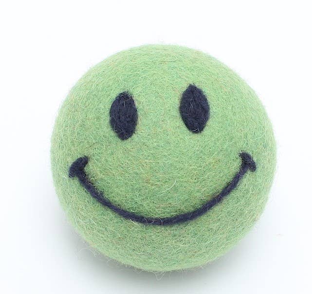 Ethical Global - Smiley Face: Eco Wool Dryer Balls Fair-Trade: Heart Emoji