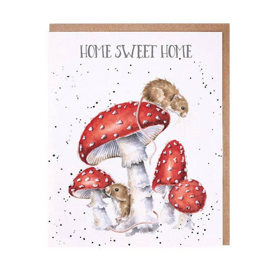 Wrendale Designs - Home Sweet Home Single Greeted Card