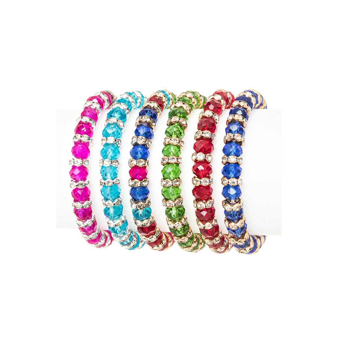 Artini Accessories - Mix Crystal Color Bracelet Set