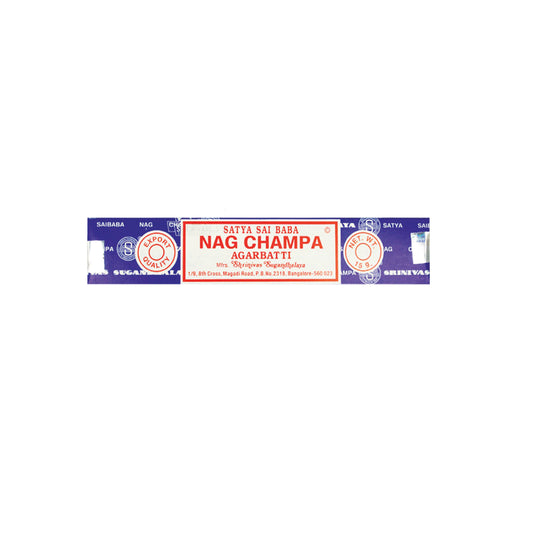 DESIGNS BY DEEKAY INC - Nag Champa Satya Incense Sticks 1 Dozen 15 Gram Packs