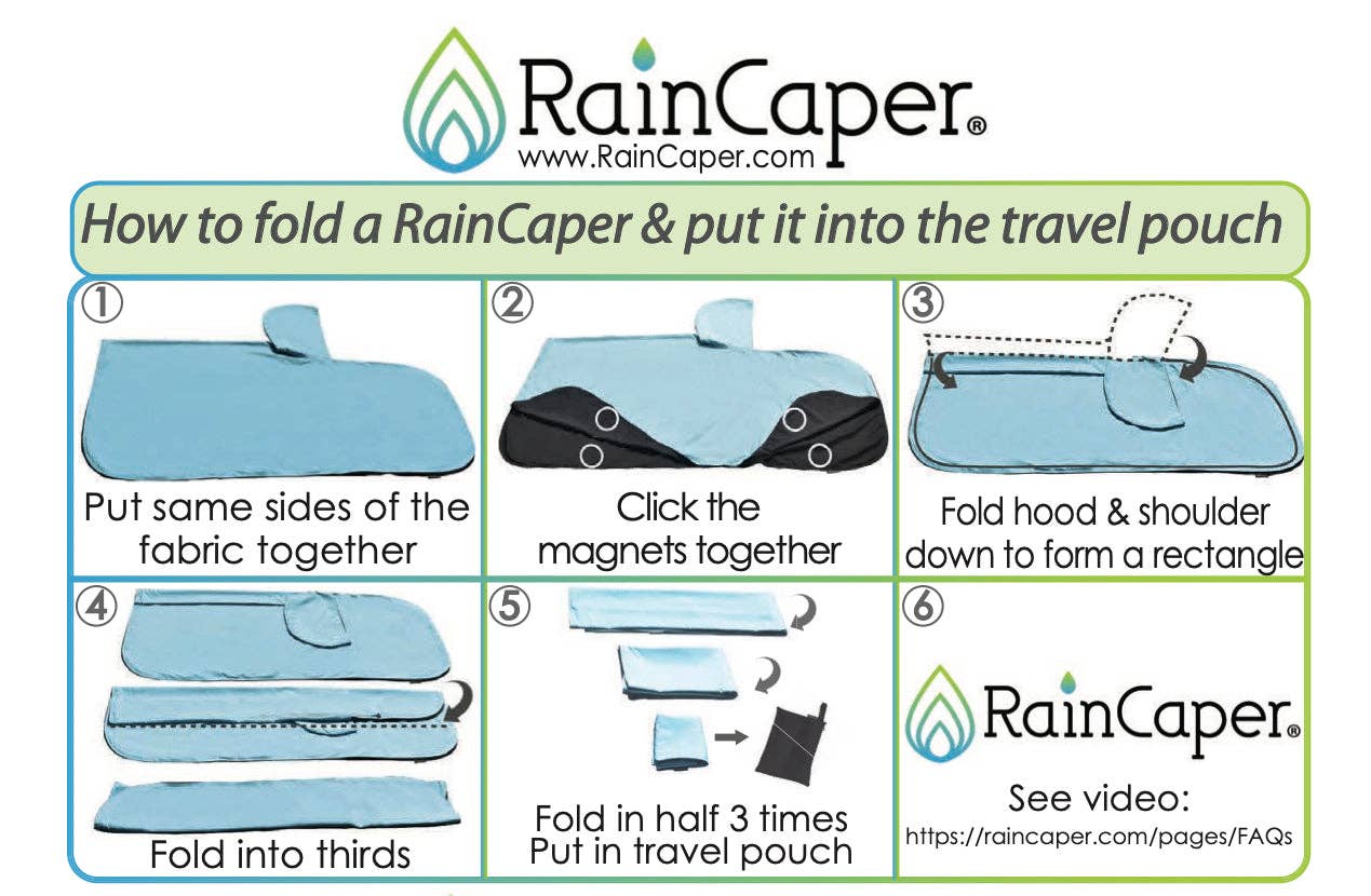 RainCaper - Tiffany Peonies & Iris Reversible Rain Cape – Lightweight Hooded Wrap for Women