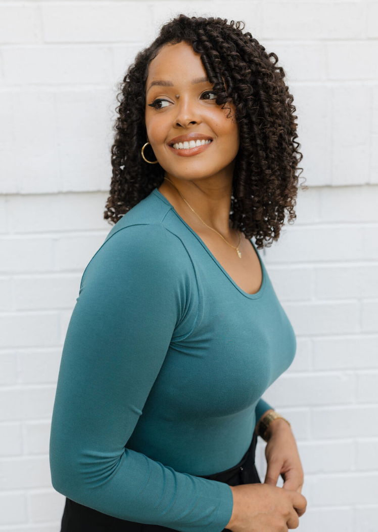 ELIETIAN - Reversible Long Sleeve - Curvy Fit: Spice