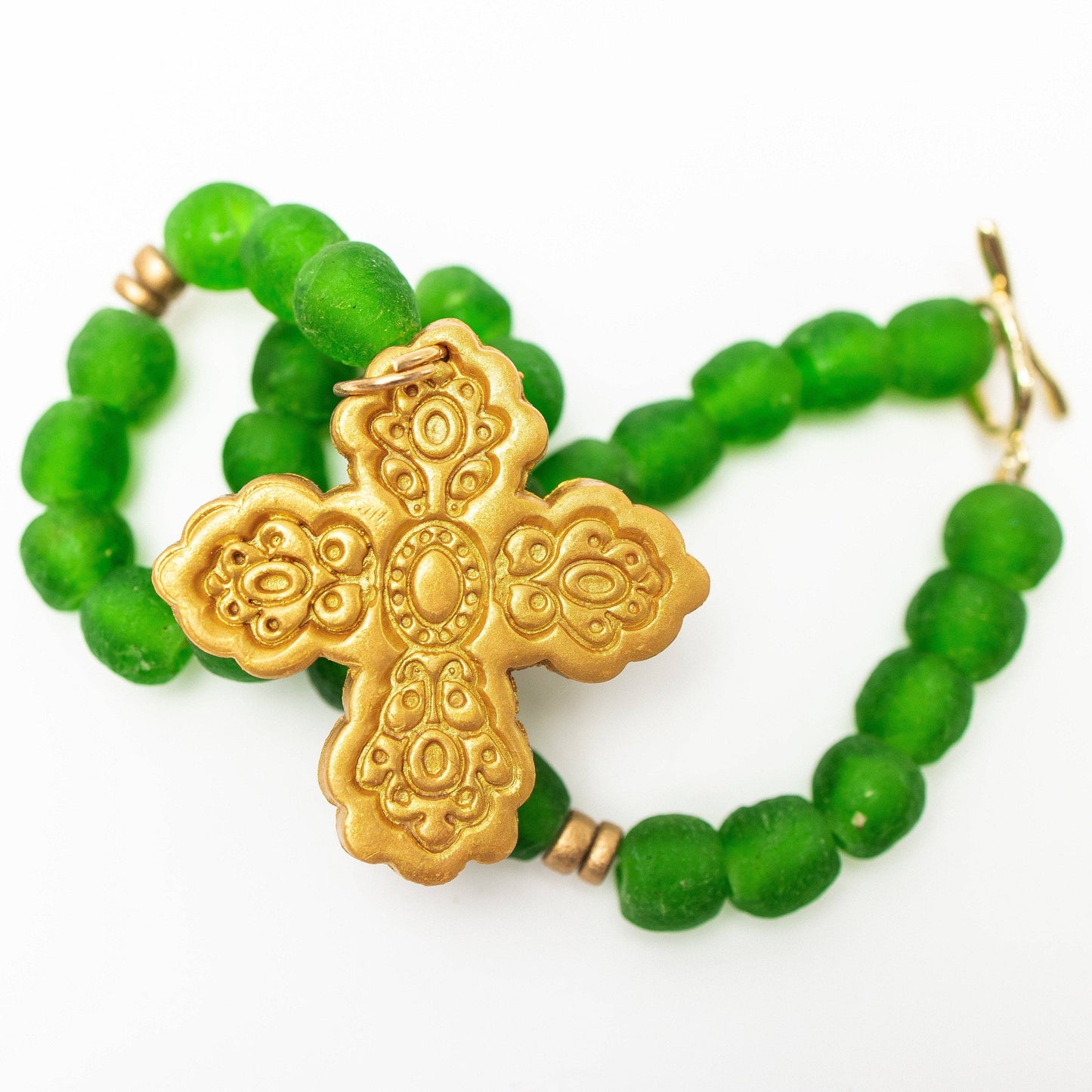 Hidden Truth Jewelry - Green African Glass with Susie Cross