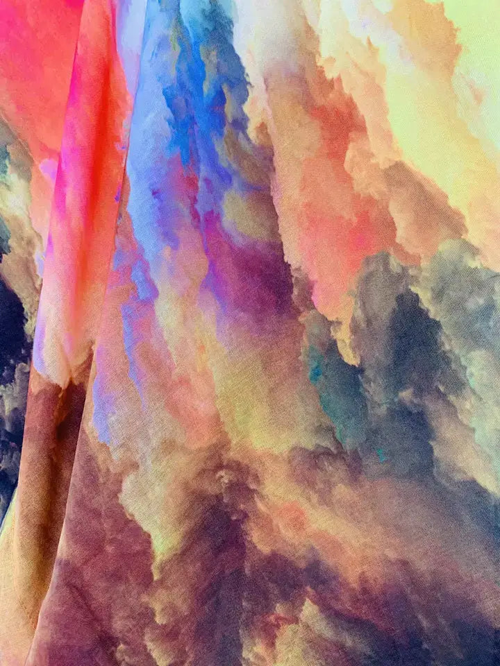 JC Sunny Fashion - Metaphysical Rich Autumn Colors Kimono : Gold-Multi