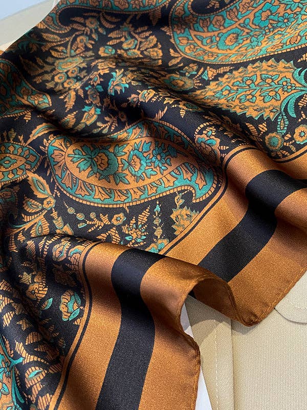 UZ Wholesale Store - Printed Sun Protection Shawl&Scarf: COFFEE / One_size