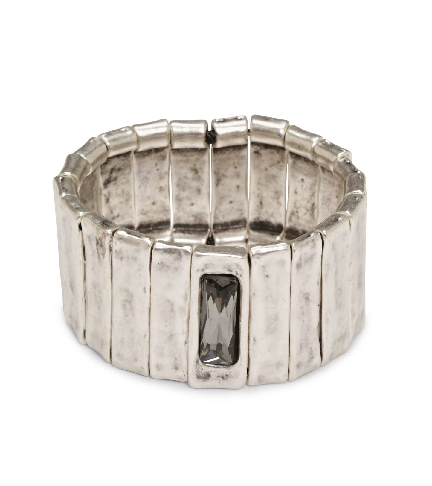 Chanour - Handmade Pewter Bracelet - NB2214 SMOKY