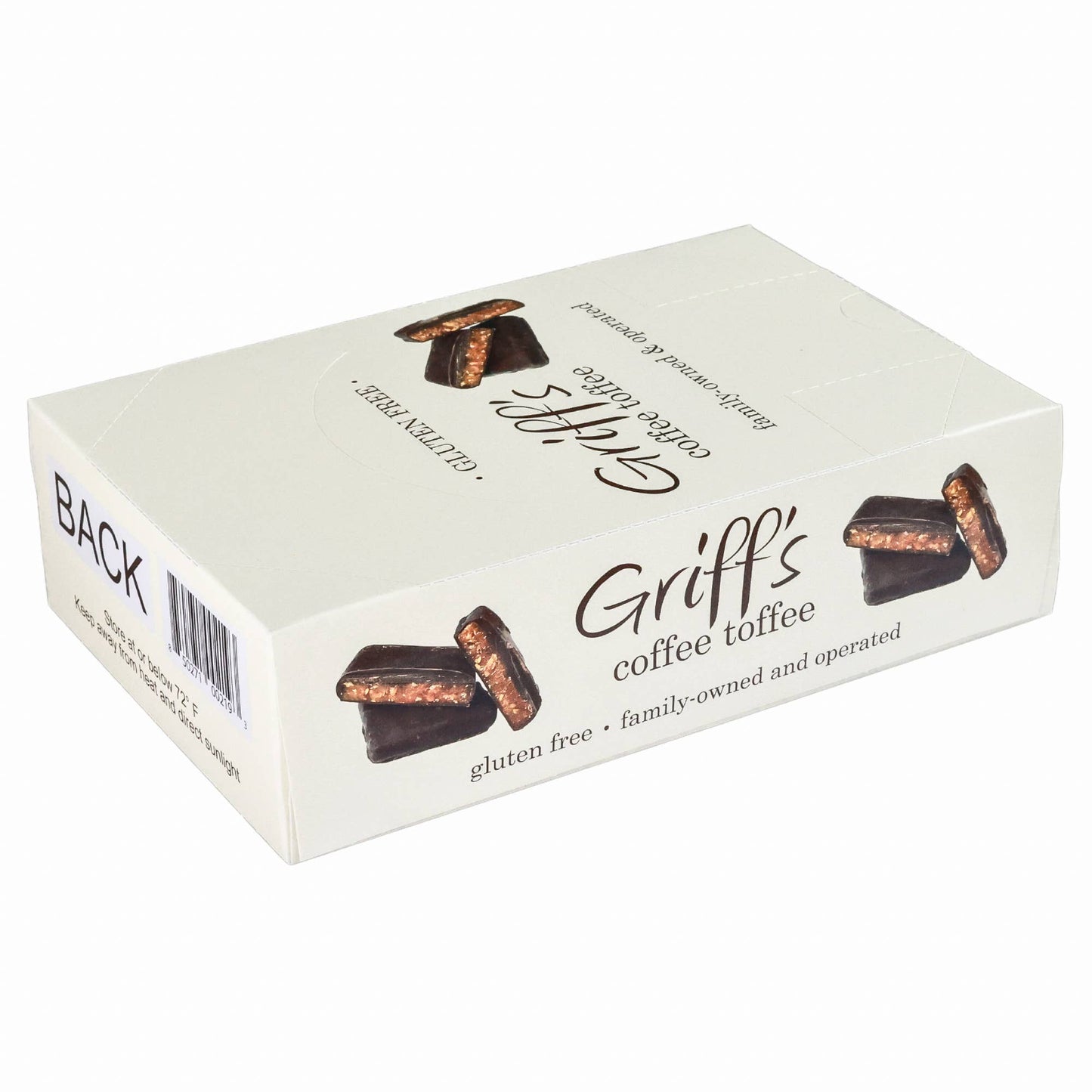 Griff's Toffee - Griff's Coffee Toffee - 1oz Dark Chocolate Toffee
