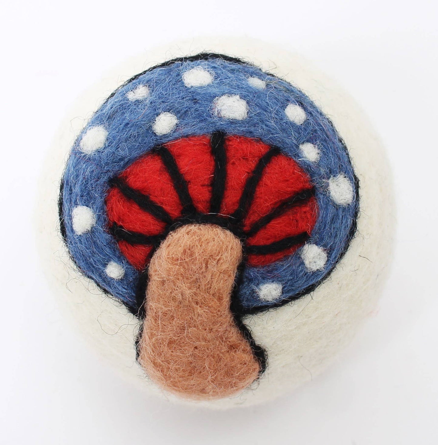 Ethical Global - Mushrooms: Eco Wool Dryer Balls Fair-Trade: Two Mushrooms