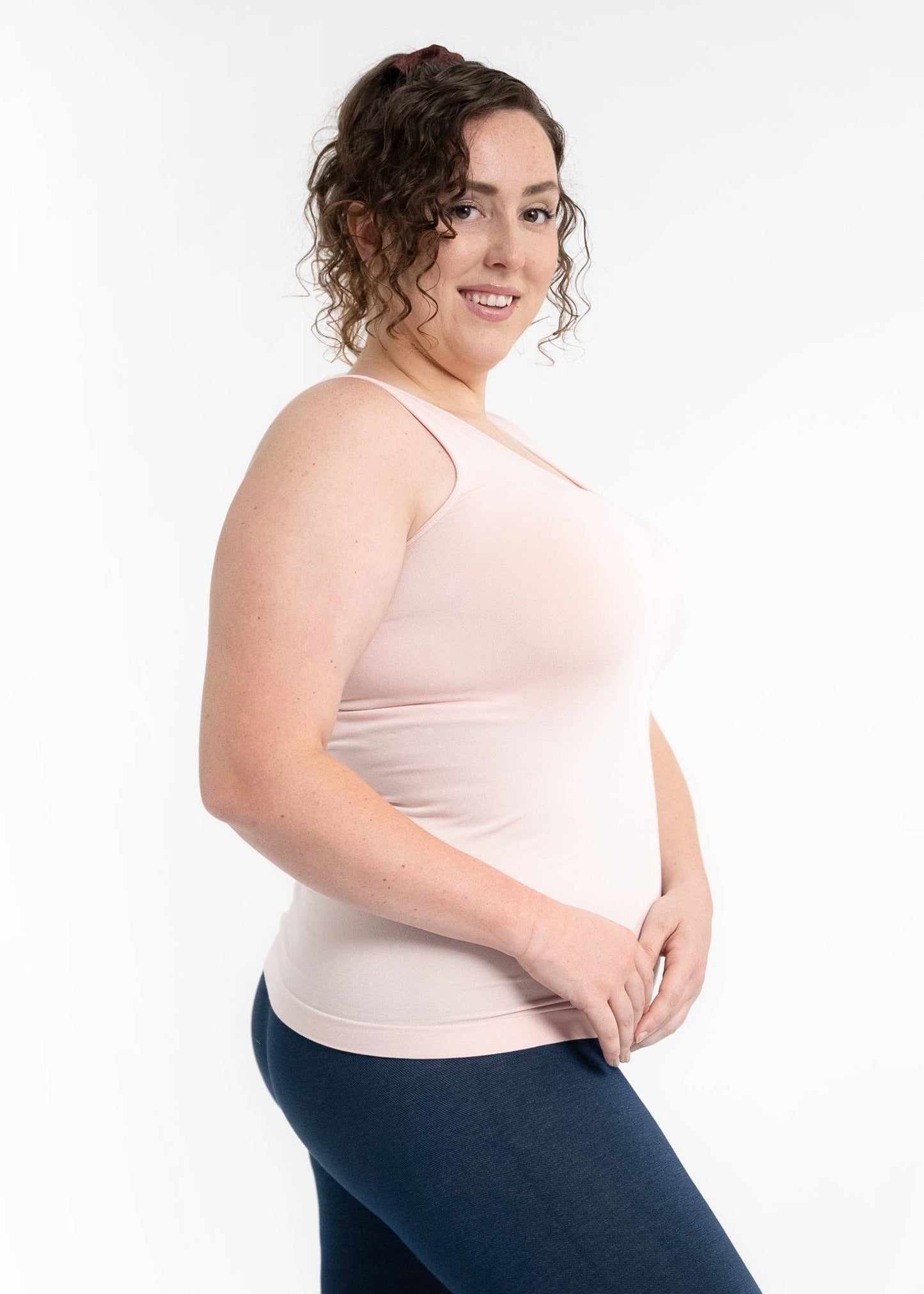 ELIETIAN - Reversible Tank - Curvy Fit: Red