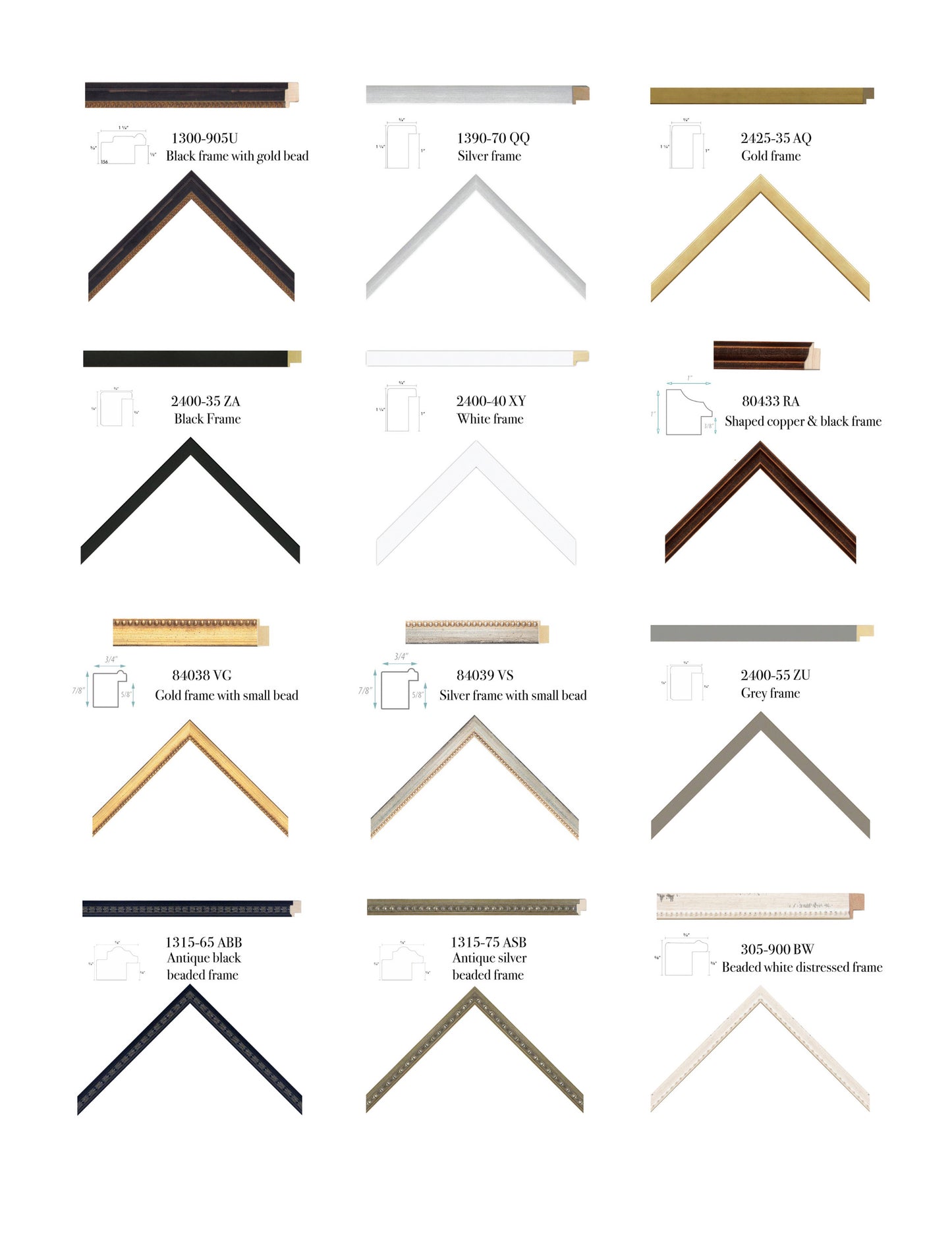 Antique Curiosities Inc - Fern C On Aged Black Background: Black Frame 2400-35 Za / 10" X 8"