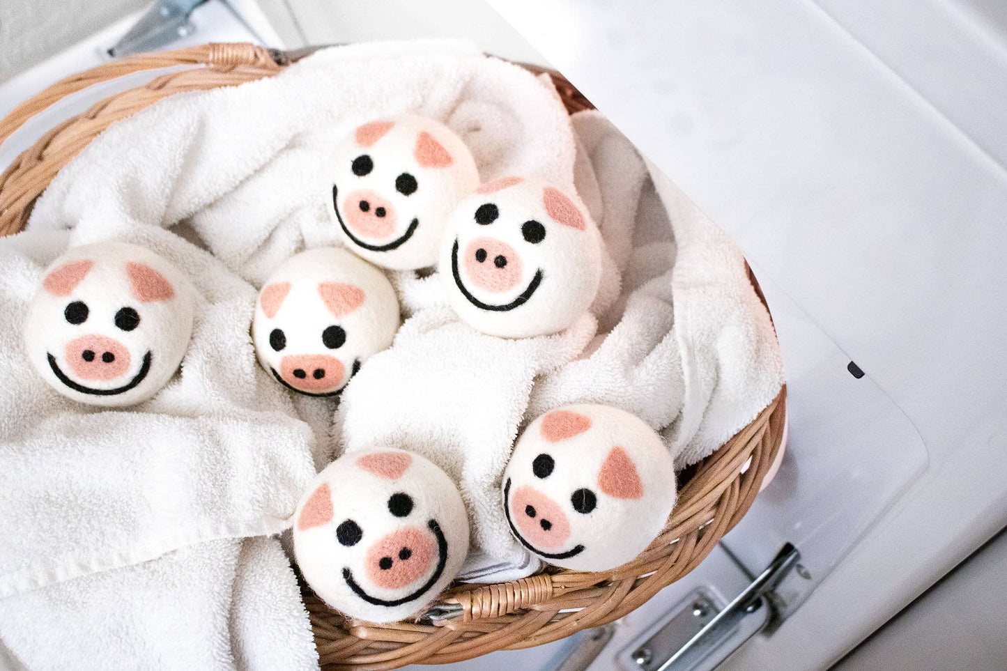 Friendsheep - Piggy Band Eco Wool Dryer Balls: PACKAGE FREE