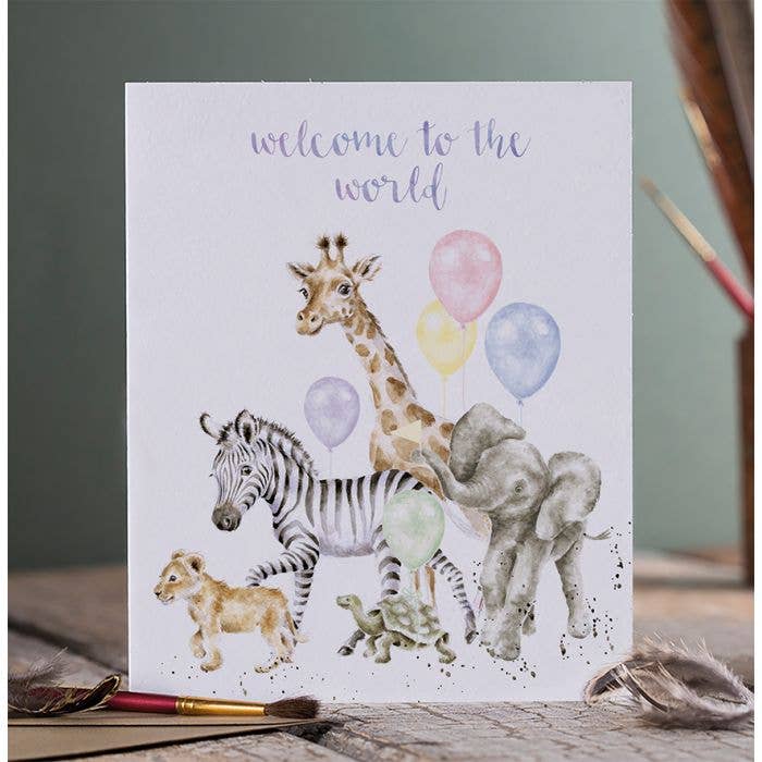 Wrendale Designs - Welcome To The World - Single Card