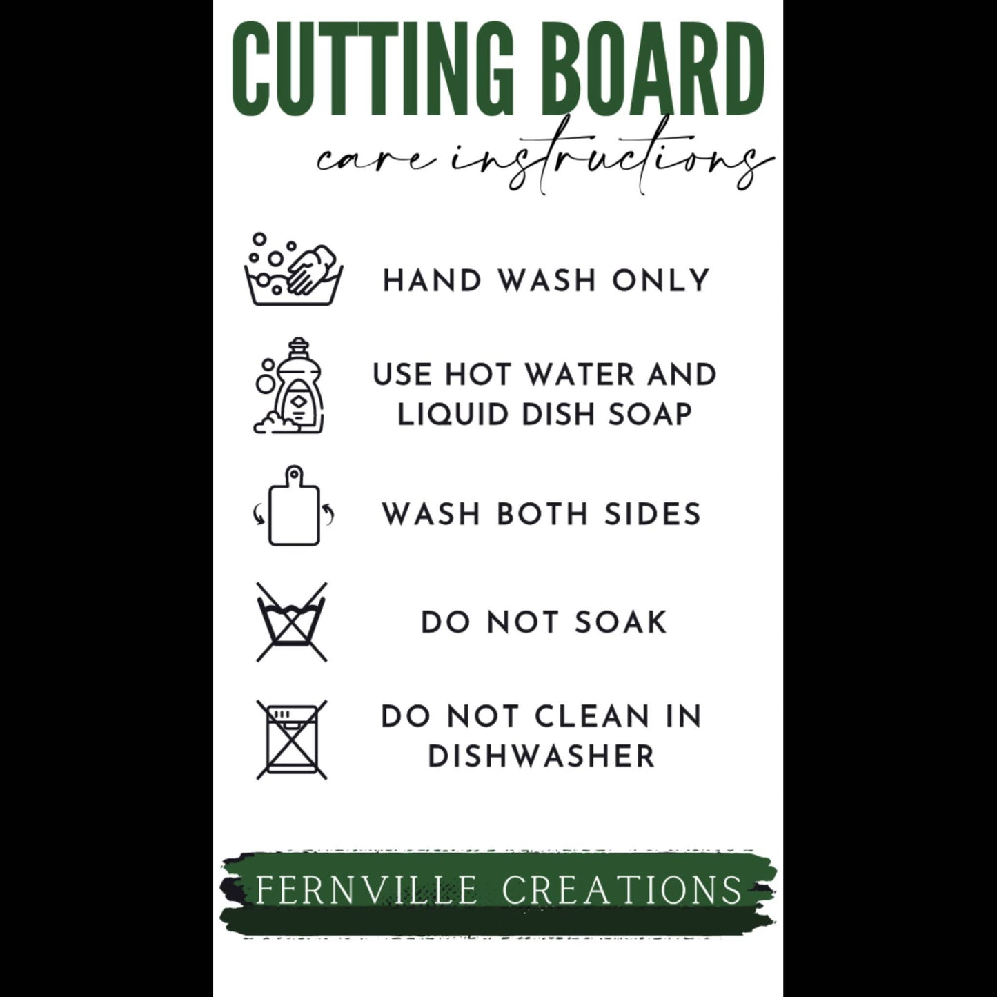 Fernville Creations - Turtle Tempered Glass Cutting & Serving Board: 12 Inch