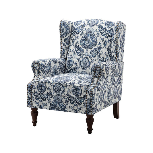 Karat Home - Theodor Armchair: Navy