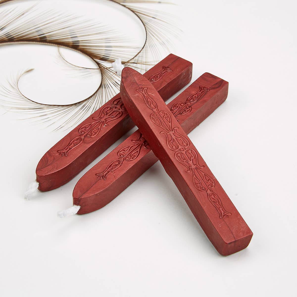 Freund Mayer & Co. - Sealing Wax Sticks with wick 3PK- 25+ colors: Forest Green