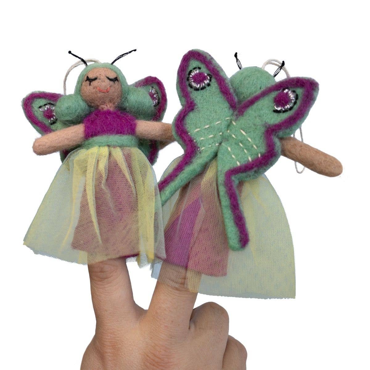 dZi Handmade - Luna Moth Fairy Wild Woolie