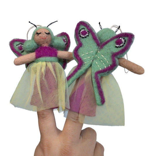 dZi Handmade - Luna Moth Fairy Wild Woolie