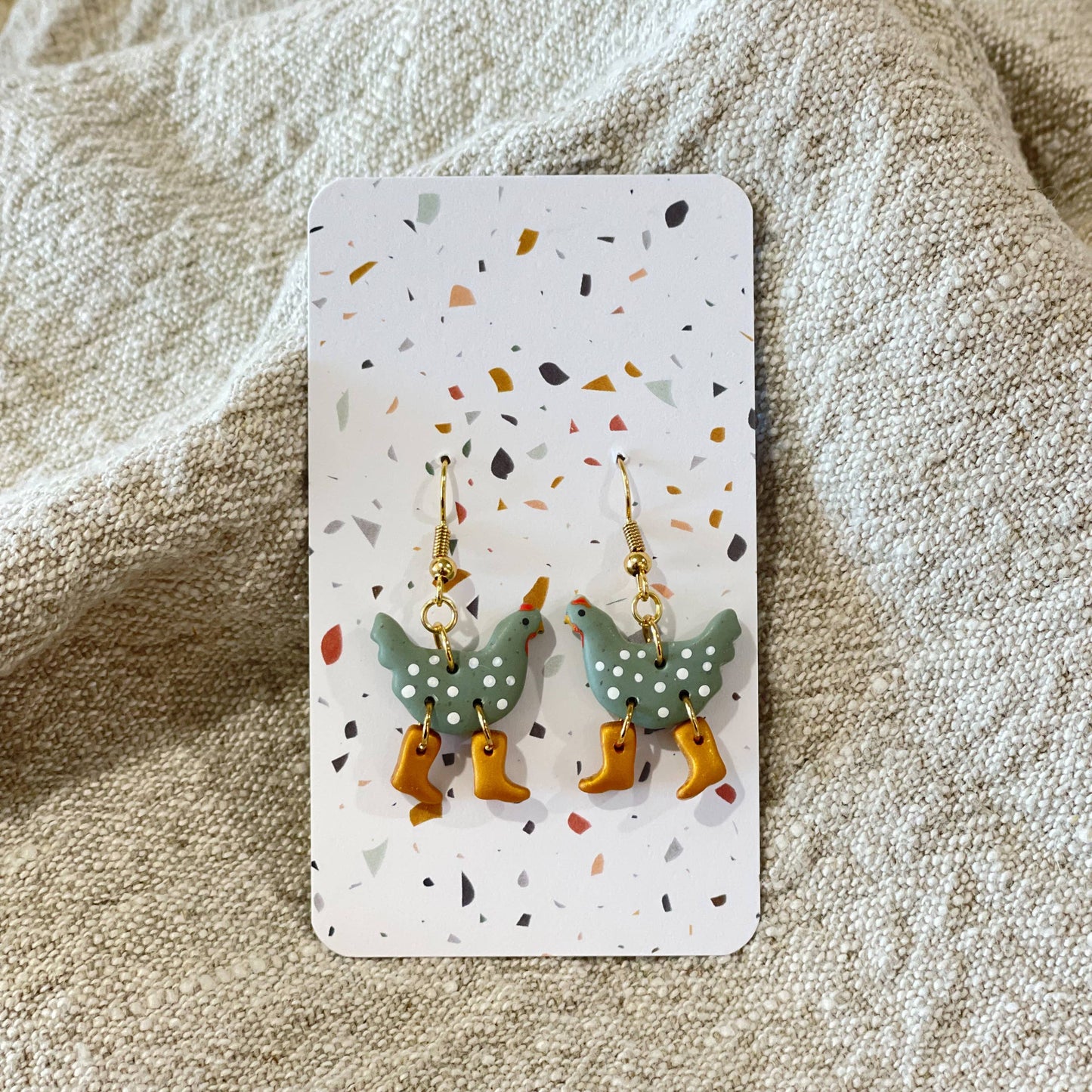 Sydni Carlson Art - Assorted Pack: Chickens with Boots Earrings