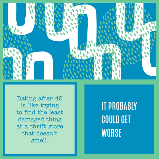 Drinks on Me - NAPKIN Dating After 40 | Funny Party Gift | Cocktail Napkin