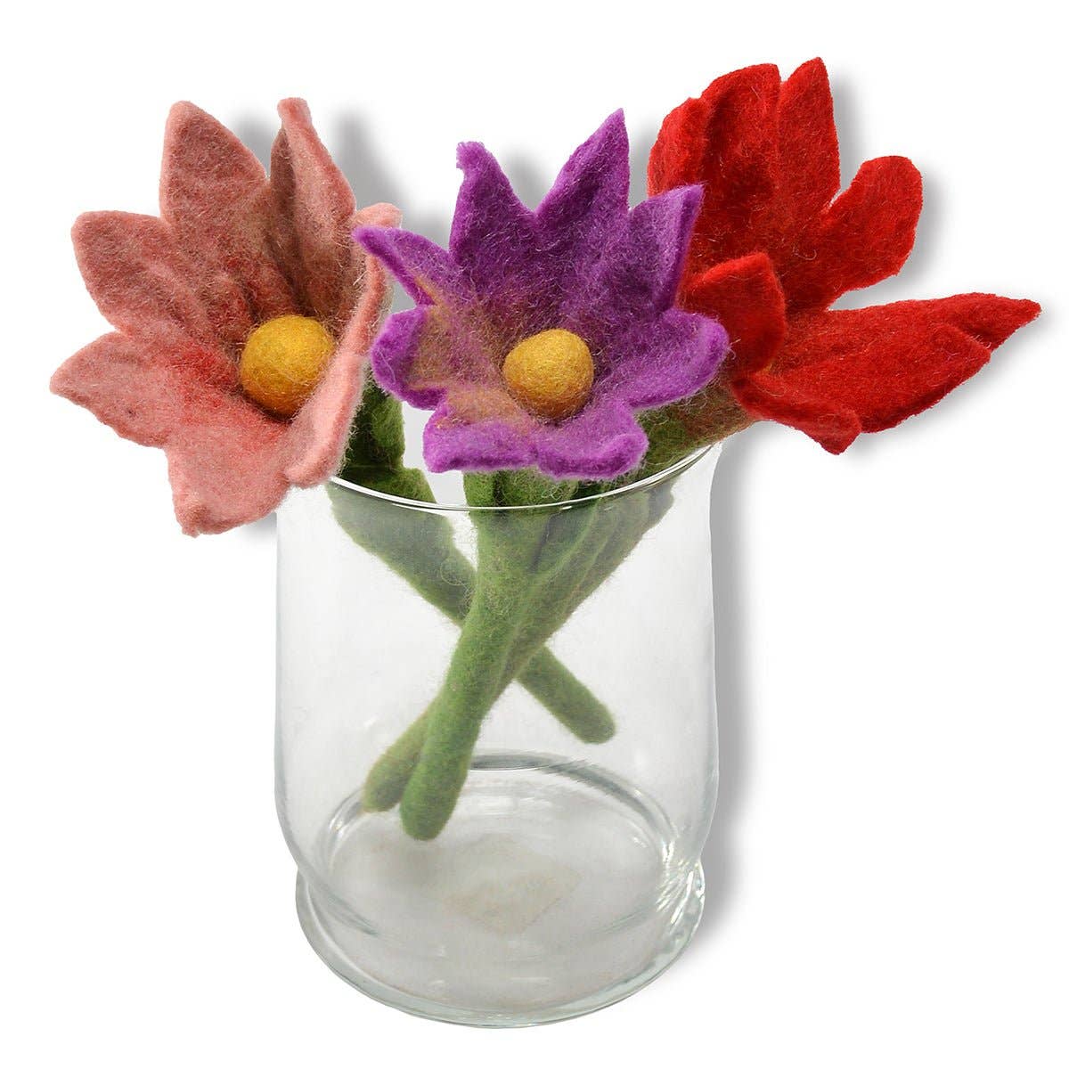 BNB Crafts Inc. - Small Sharp Design Colorful Stick Flower: Light Purple