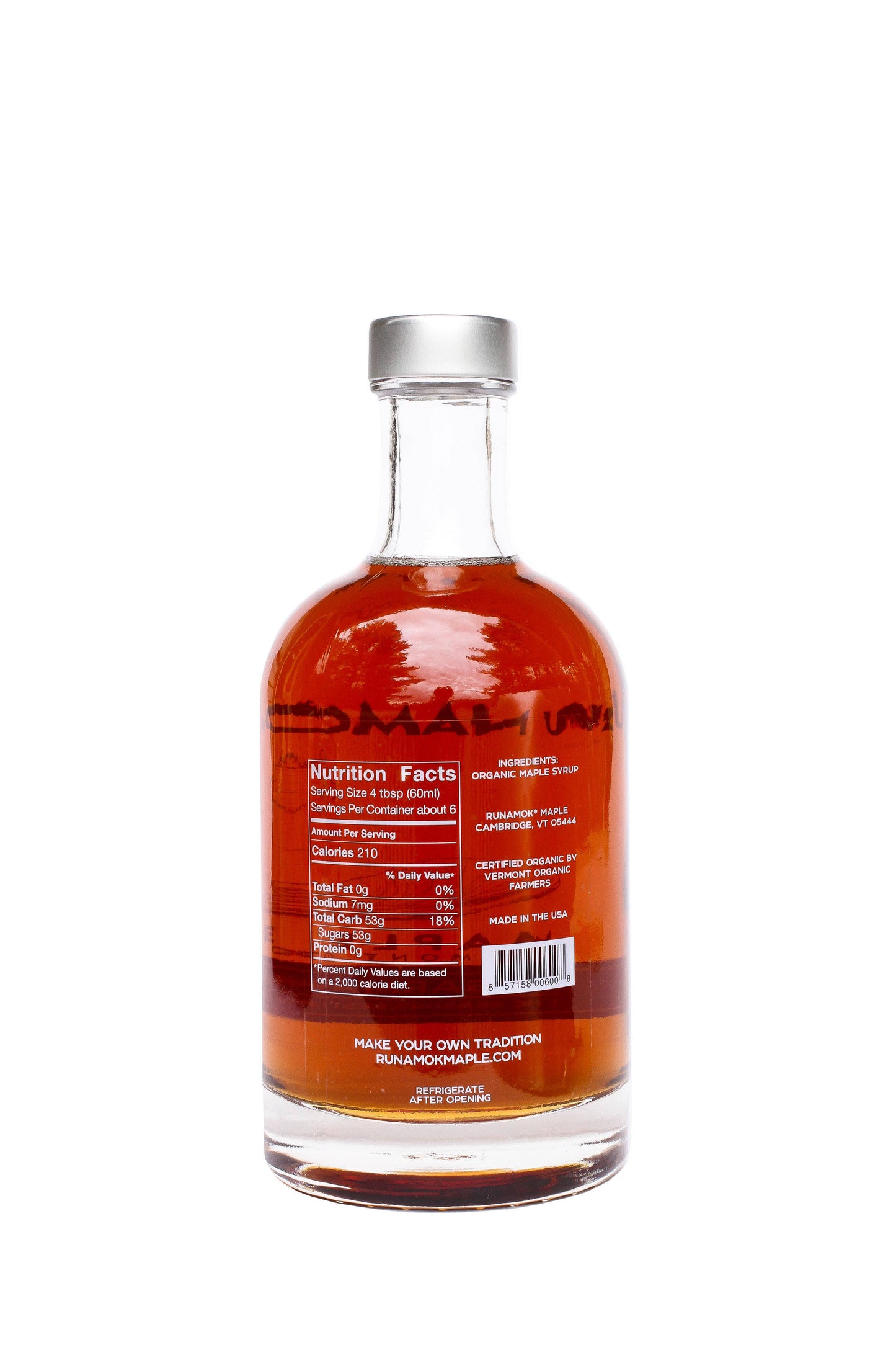 Runamok - Sugarmaker's Cut Pure Vermont Organic Maple Syrup 375ml