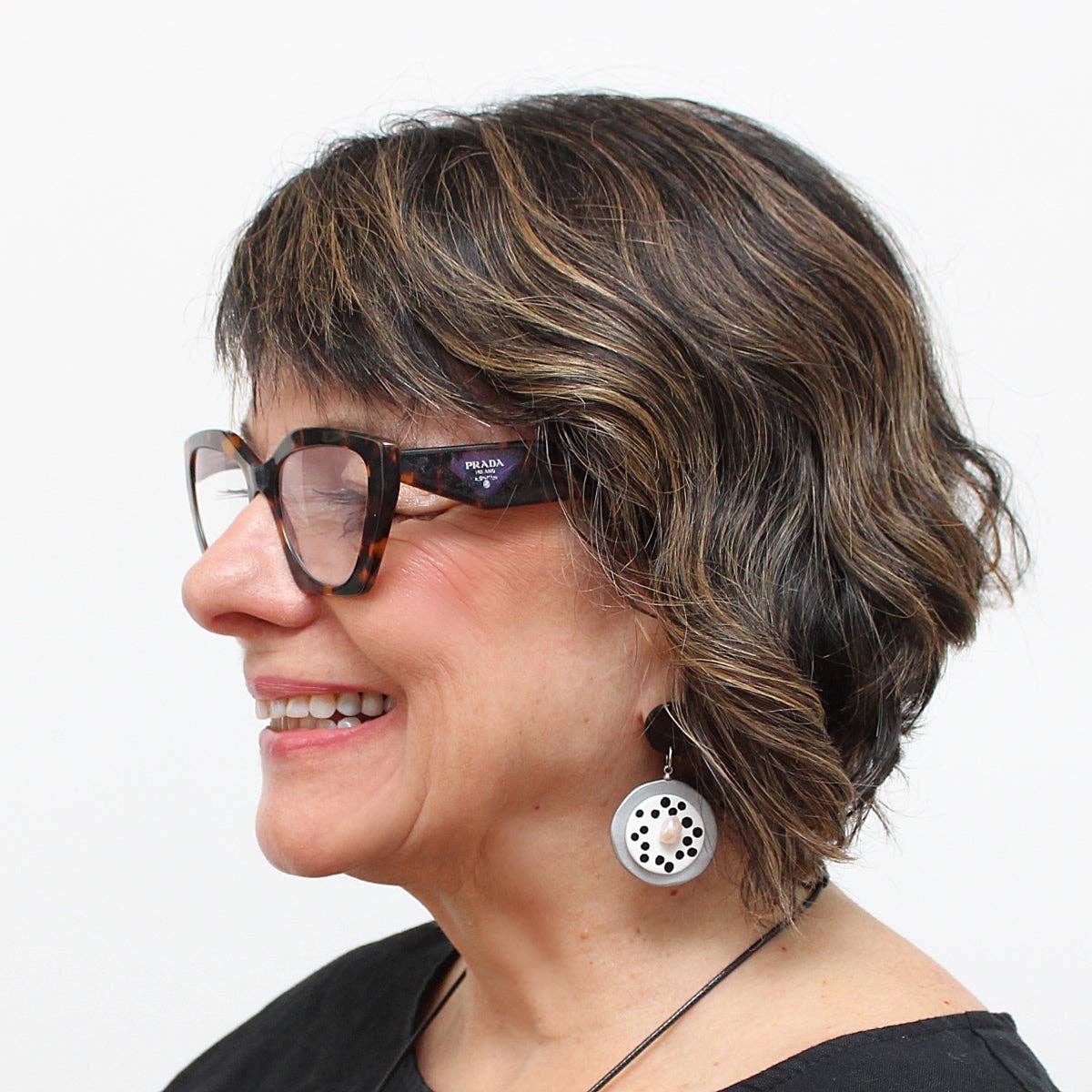 Sylca Designs - Silver and Pearl Reign Earrings